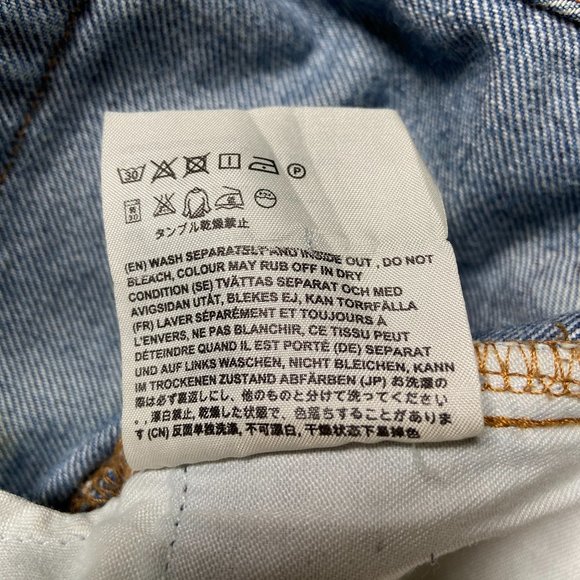 Acne Studios Pop LT Vintage Crop Boyfriend Jeans - Picture 8 of 10